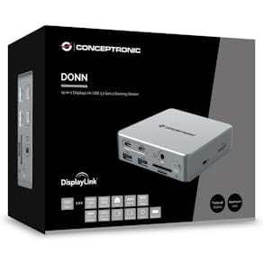 Dockingstation Conceptronic DisplayLink USB 3.2 Gen 2 D, 15-in-1