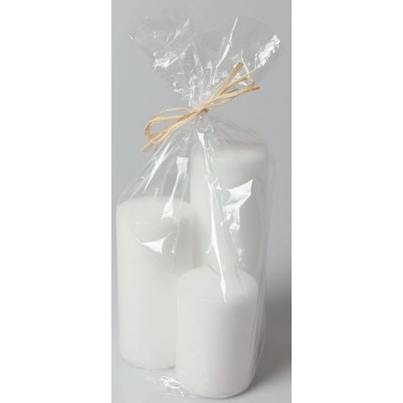 Kubbelys DIANA 3 størrelser hvit (3) 6frp