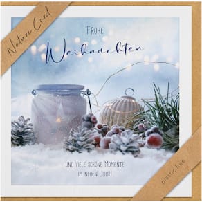 Weihnachtskarte BSB Nature Card, inkl. Umschlag, bunt, 11,5 x 17