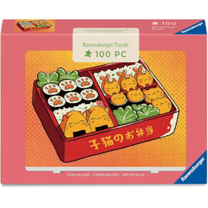 Minipuzzle Ravensburger, 100 Teile, Kawaii-Kätzchen