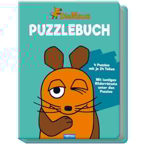 Puzzlebuch TRÖTSCH Spielbuch Die Maus