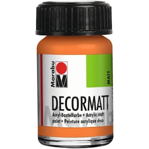 Acrylfarbe Marabu Decormatt, orange, 15 ml