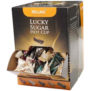Zuckersticks Hellma Lucky Sugar, sort.