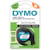 Schriftband DYMO LetraTag, 12 mm x 4 m, weiß/schwarz