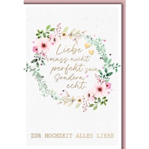 Hochzeitskarte Vermählungskarte