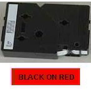 TC 12mm svart på rött