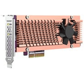 QNAP QM2-2P-344 - Kontrollerkort - M.2 - PCIe - låg profil