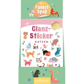 Stickerheft ARS EDITION Glanz-Sticker Funkelspaß