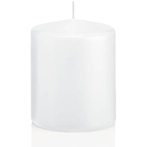 Stumpenkerze, 60 x 40 mm, weiß