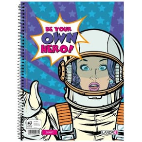 Collegeblock LANDRE Lin27, A4, 80 Blatt, liniert, weiß