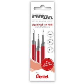 Refill PENTEL EnerGel needle röd 3/fp