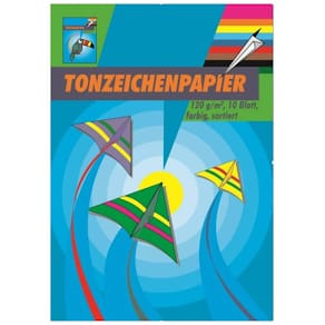 Tonpapierblock PVP, A3, 10 Blatt, 120 g/m²