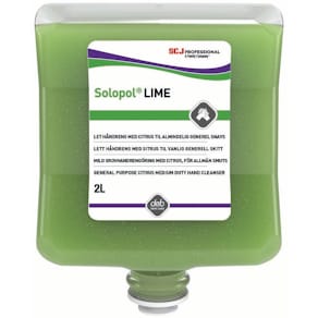 Håndrens Deb Solopol Lime, opløsningsmiddelfri, 2 L, 4 stk