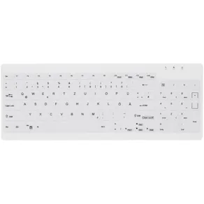 Active Key QuickClean Medical Keyboard IP68 Compact W White