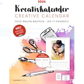 Bastelkalender Alpha A4, 2026