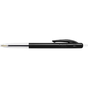Bläckkulpenna BIC Clic M10 Fine Svart, 0,7mm, dokumentäkta, 50st