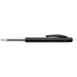 Bläckkulpenna BIC Clic M10 Fine Svart, 0,7mm, dokumentäkta, 50st