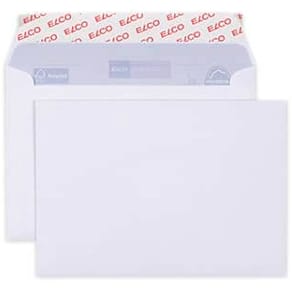 Briefhülle Elco Proclima, C6, weiß, haftklebend, Box 500 Stück