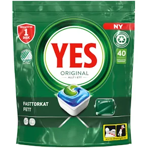 Maskindisk YES Original tabletter 40/fp