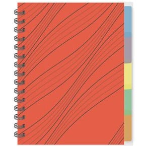 Ämnesblock A5 70g 150 blad med 5 avdelare, spiral