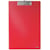 Klemplaat Esselte, voor A4, PP, rood