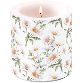 Kerze Ambiente Schöne Gänseblümchen, 9 cm