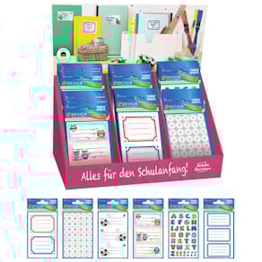 Schuletiketten-Display Avery Zweckform Z-Design, sortiert