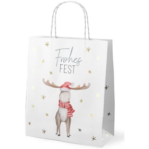 Geschenktragetasche FÜR DICH, Weihnachten, Elch