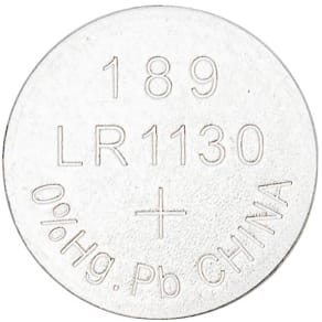 Knopfzellen-Batterie Q-CONNECT AG10/LR54, 10er, silber