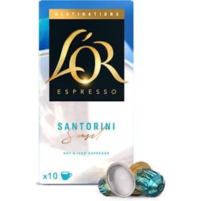 Koffiecapsules Douwe Egberts L'OR Destinations, Santorini, pak