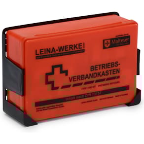 Verbandkasten LEINA-WERKE, mit Inhalt, orange