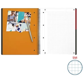 Collegeblock Oxford Activebook, A4+, 80 Blatt, kariert