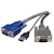 StarTech.com 6 ft Ultra-Thin USB VGA 2-in-1 KVM Cable