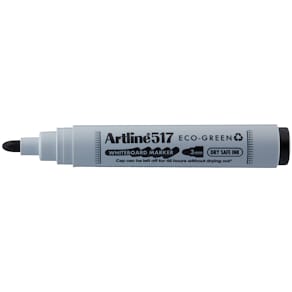 Whiteboardpenna Artline 517 Eco-green rund svart