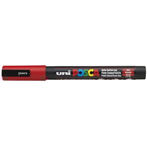 Märkpenna UNI Posca PC-3M röd