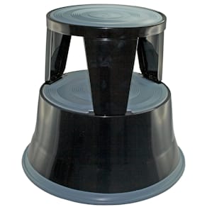 Stegpall 41 cm metall svart