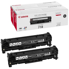 Toner CANON 718BK 2/fp 6,8K svart