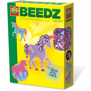 Bügelperlen-Set SES Creative Einhorn, leuchtend
