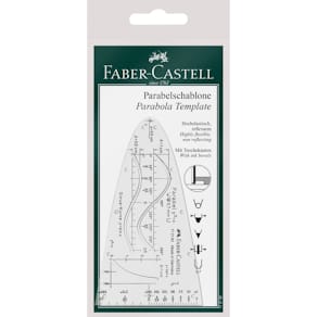 Zeichenschablone Faber-Castell 918-1, Parabel