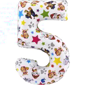 Folienballon GRABO Paw Patrol Zahl 5, bunt, 66 cm