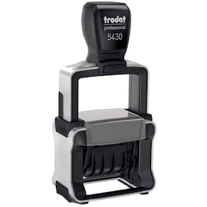 Dateringsstempel Trodat 5430, sort aftryk, 1 stk