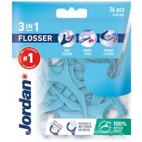 Tandtråd JORDAN 3-in-1 Flosser 36/fp