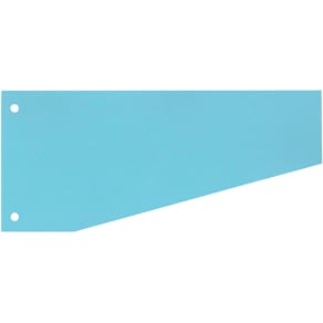 Trennstreifen WEKRE Trapez, blau, 100 Stück