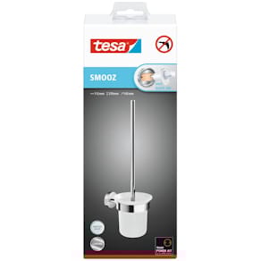 WC-Bürstengarnitur tesa Smooz, chrom/silber