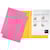 Dossiermap Esselte, roze, pak van 100 stuks