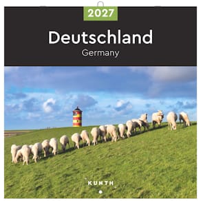 Bildkalender KUNTH Deutschland 2026, 30 x 30 cm, Spiralbindung