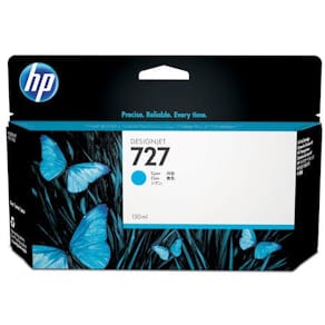 Bläckpatron HP B3P19A 727 Cyan