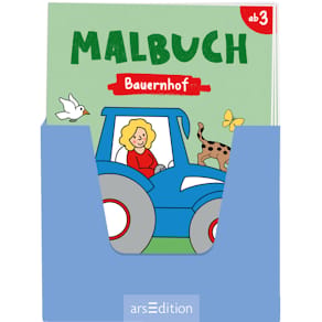 Malbuch ARS EDITION Display, 4 Titel sortiert