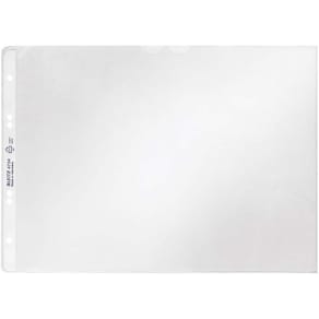 Flipoverlomme Leitz A4 tvær, PP 120 my, præg, hulafstand 8-8-8 cm