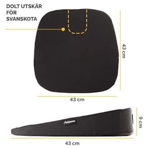 Sittepute FELLOWES Breyta wedge